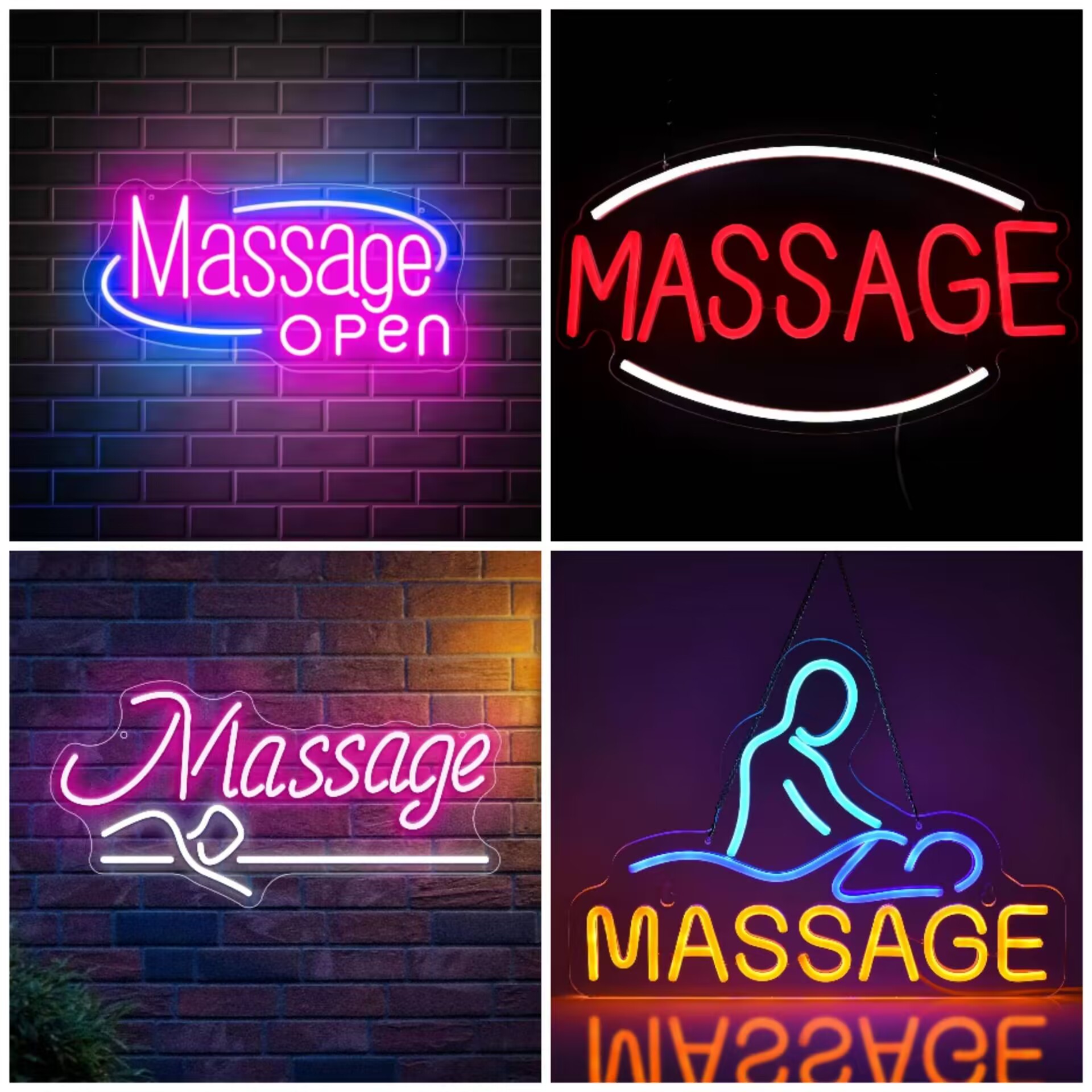 Spa And Wellness Hotel - Massage Spa Open LED Neon Sign