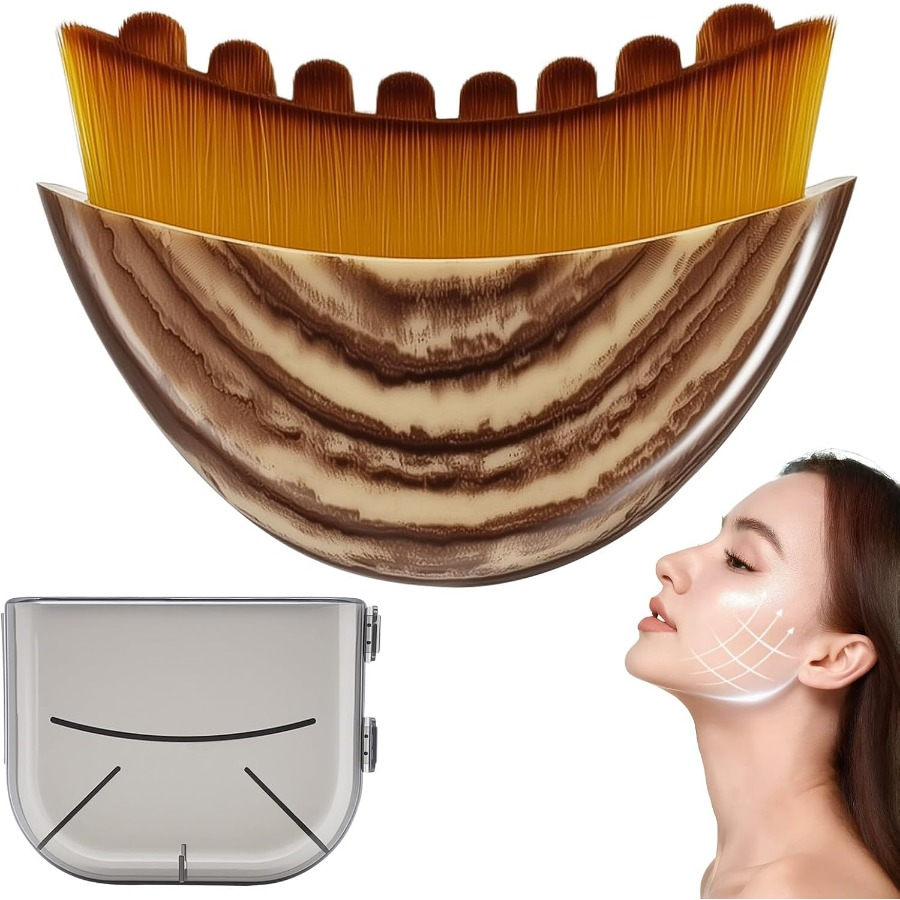 Dry Brush Body - Gezichtsmassageborstel, lymfedrainage droge borstel voor gezichts-
