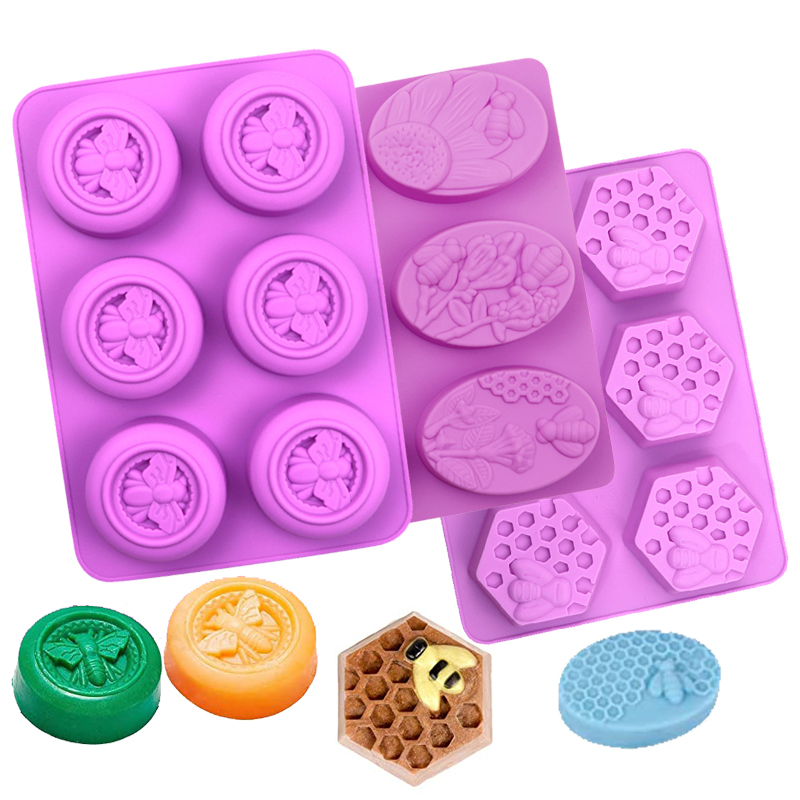 Bath Bomb Mold - Honingraat Zeep Schimmel 3D Bumble Bee