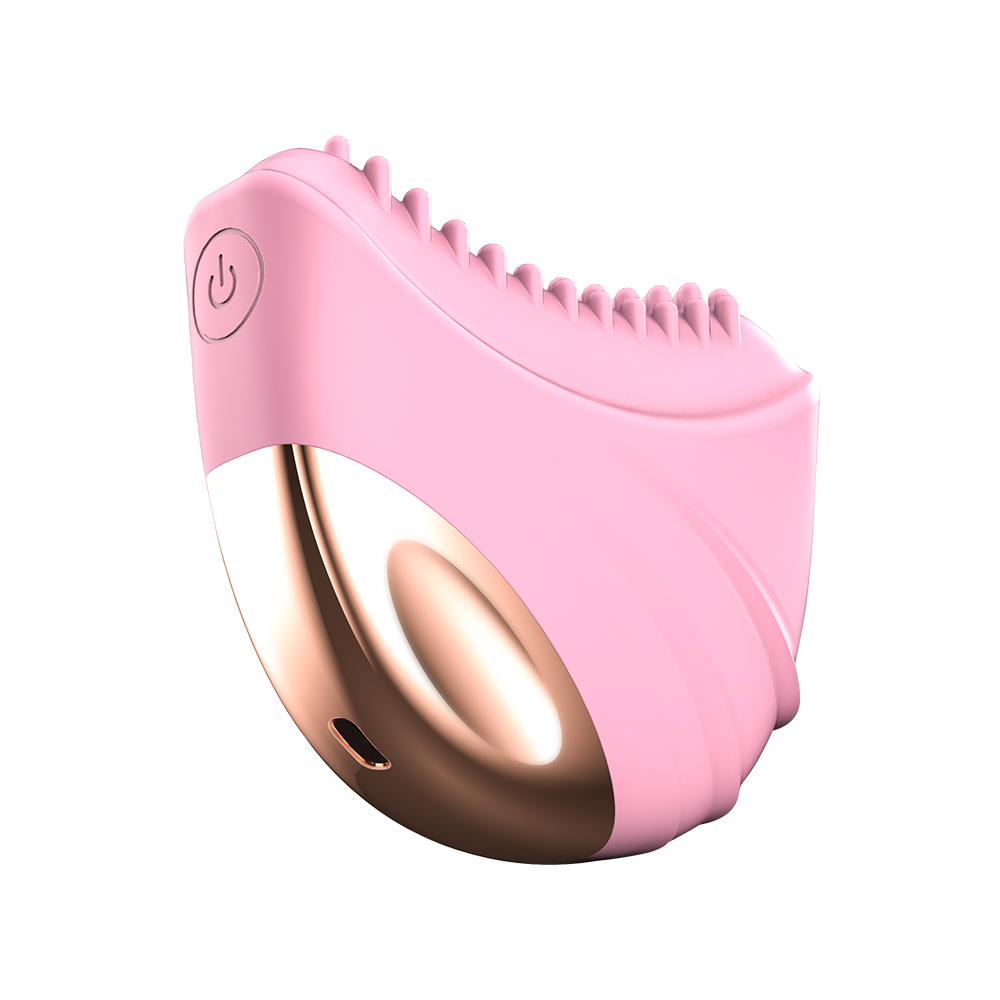 Dry Brush Body - Hoofdmassageborstel met stevige borstelharen, draagbare droge