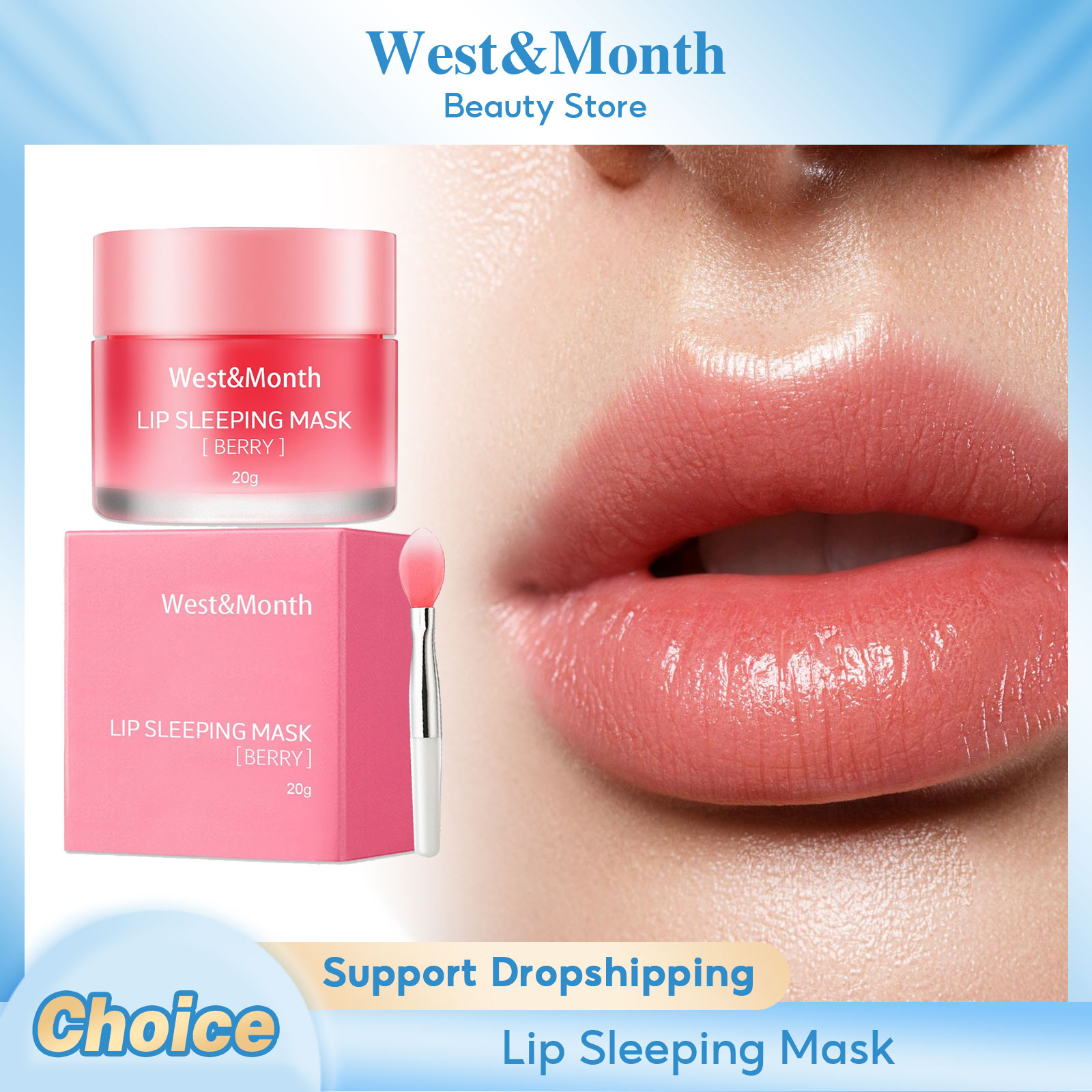 Dry Brush Body - Slapen Lipmasker Anti-Schrale Mollige Exfoliërende Voeden