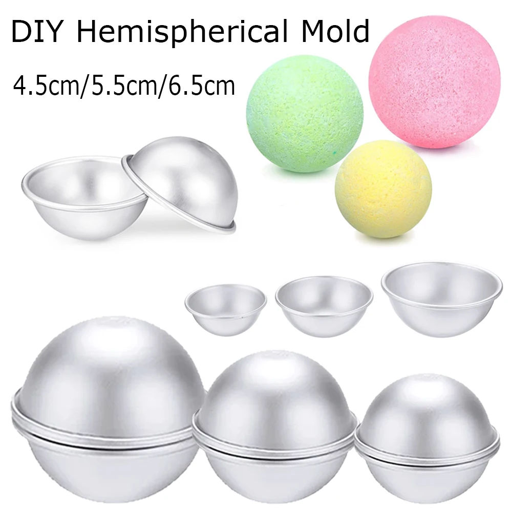 Bath Bomb Mold - 6-24 stuks bolvormige badbomvormen, ronde zeepmaakset