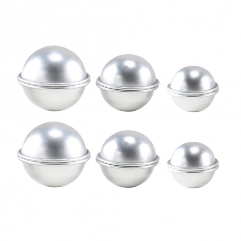 6 stuks bolvormige badvormen,  - Bath Bomb Mold recensie en prijs