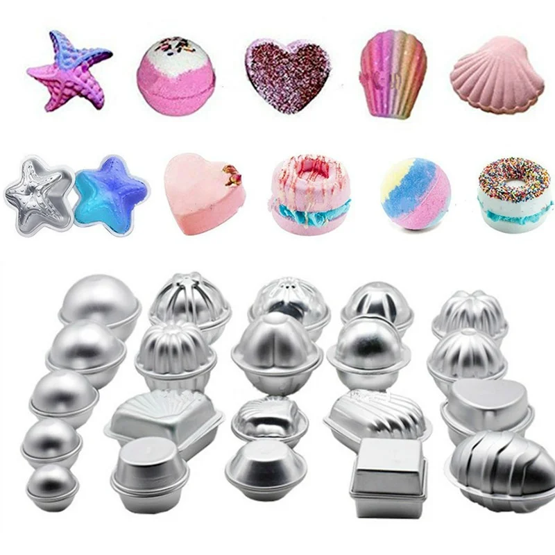 1 paar Badbom Mallen Aluminium - Bath Bomb Mold recensie en prijs