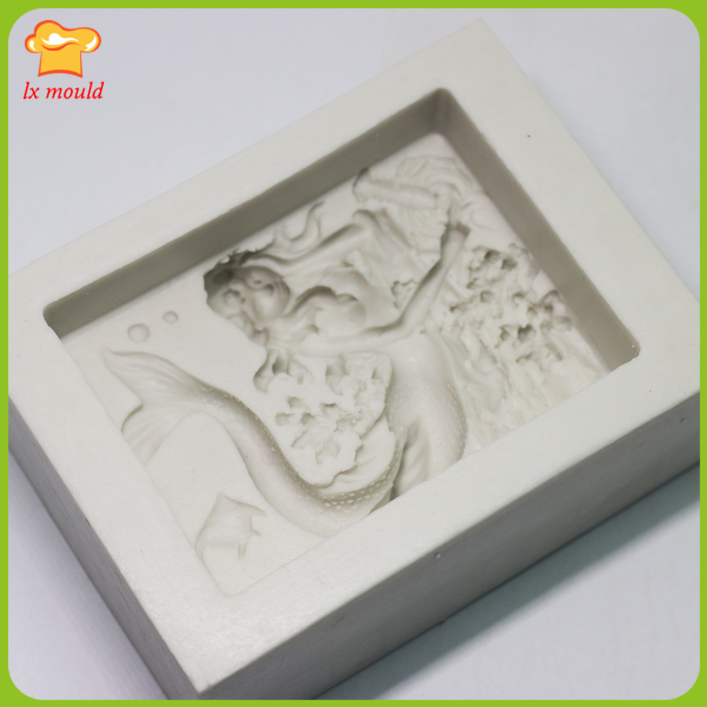 2D zeemeermin zeep siliconen m - Bath Bomb Mold recensie en prijs