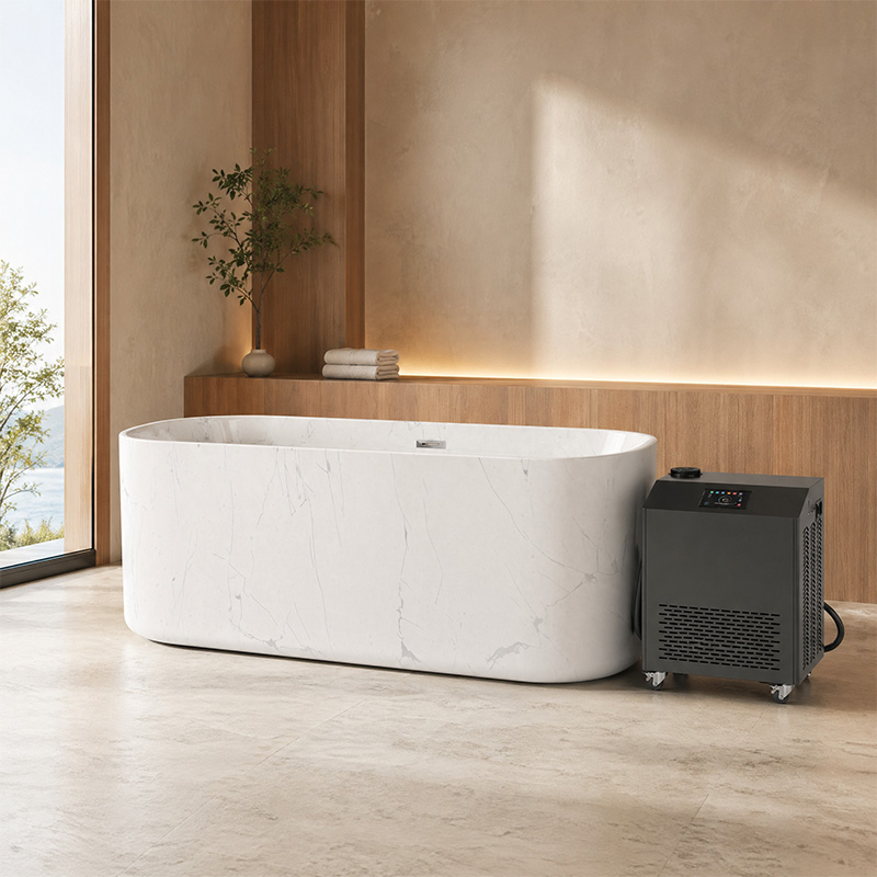 Acryl koude duikbad met marmer - Spa Wellness Gym recensie en prijs