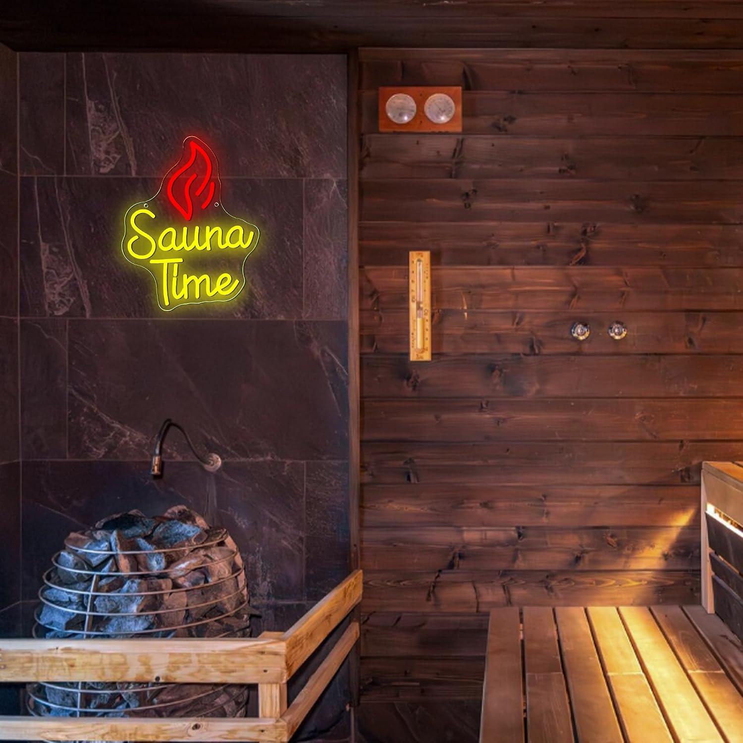 Sauna Tijd Neonbord USB Dimbar - Spa Wellness Gym recensie en prijs