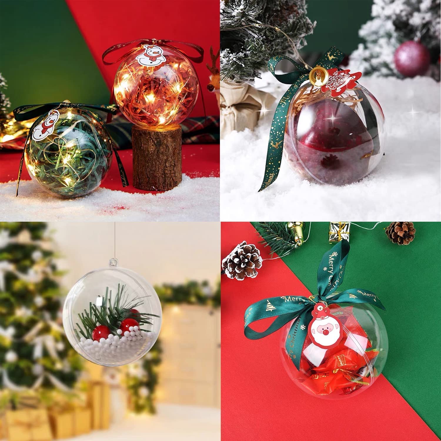 Clear Plastic Ornamenten Balle - Bath Bomb Mold recensie en prijs