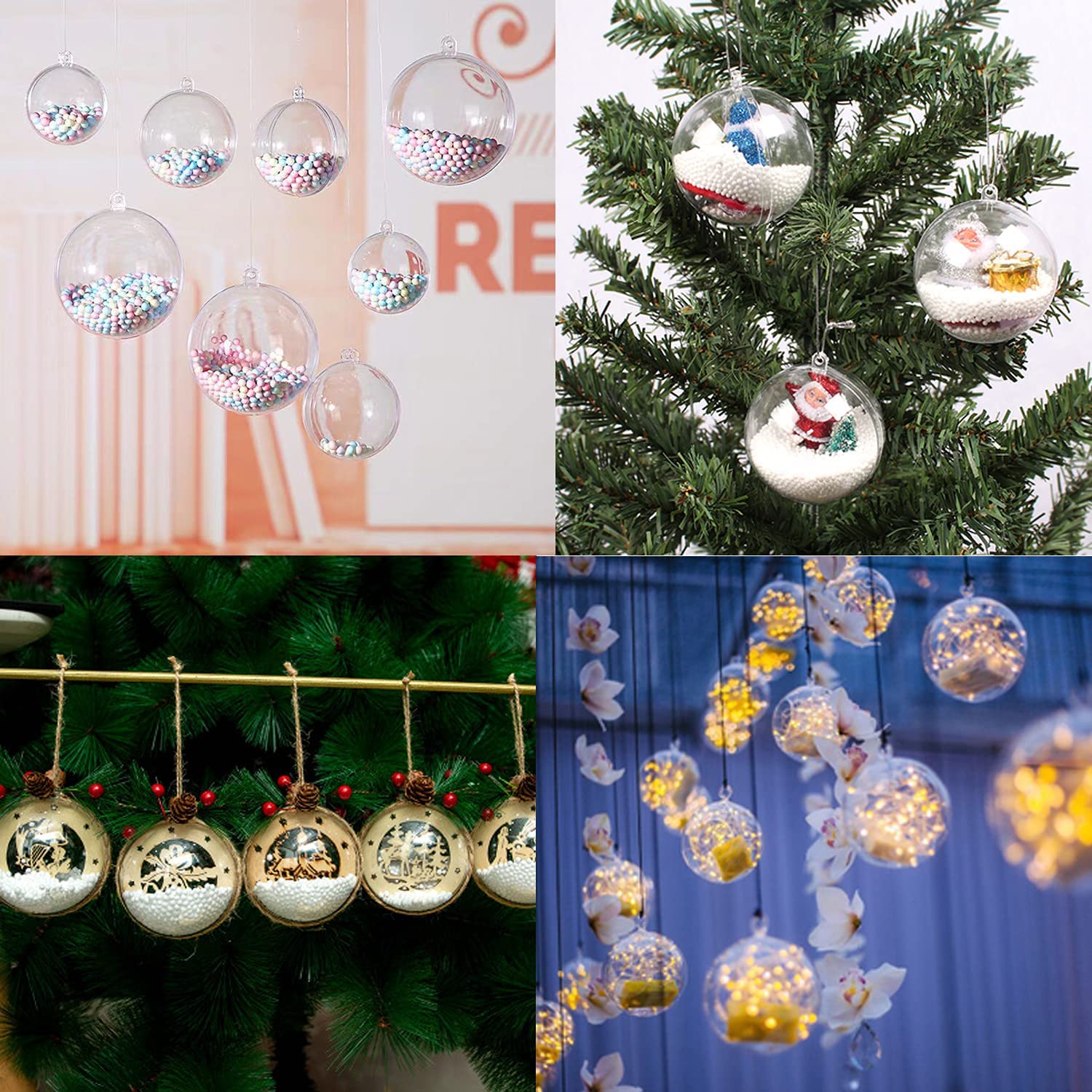 Clear Plastic Ornamenten Balle - Bath Bomb Mold recensie en prijs