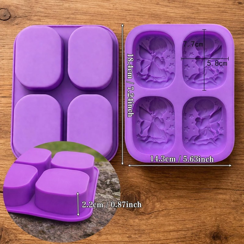Engel siliconen mal voor zeep  - Bath Bomb Mold recensie en prijs